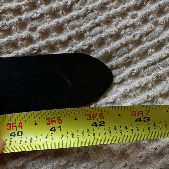 Black faux leather belt - Picture 9 of 12